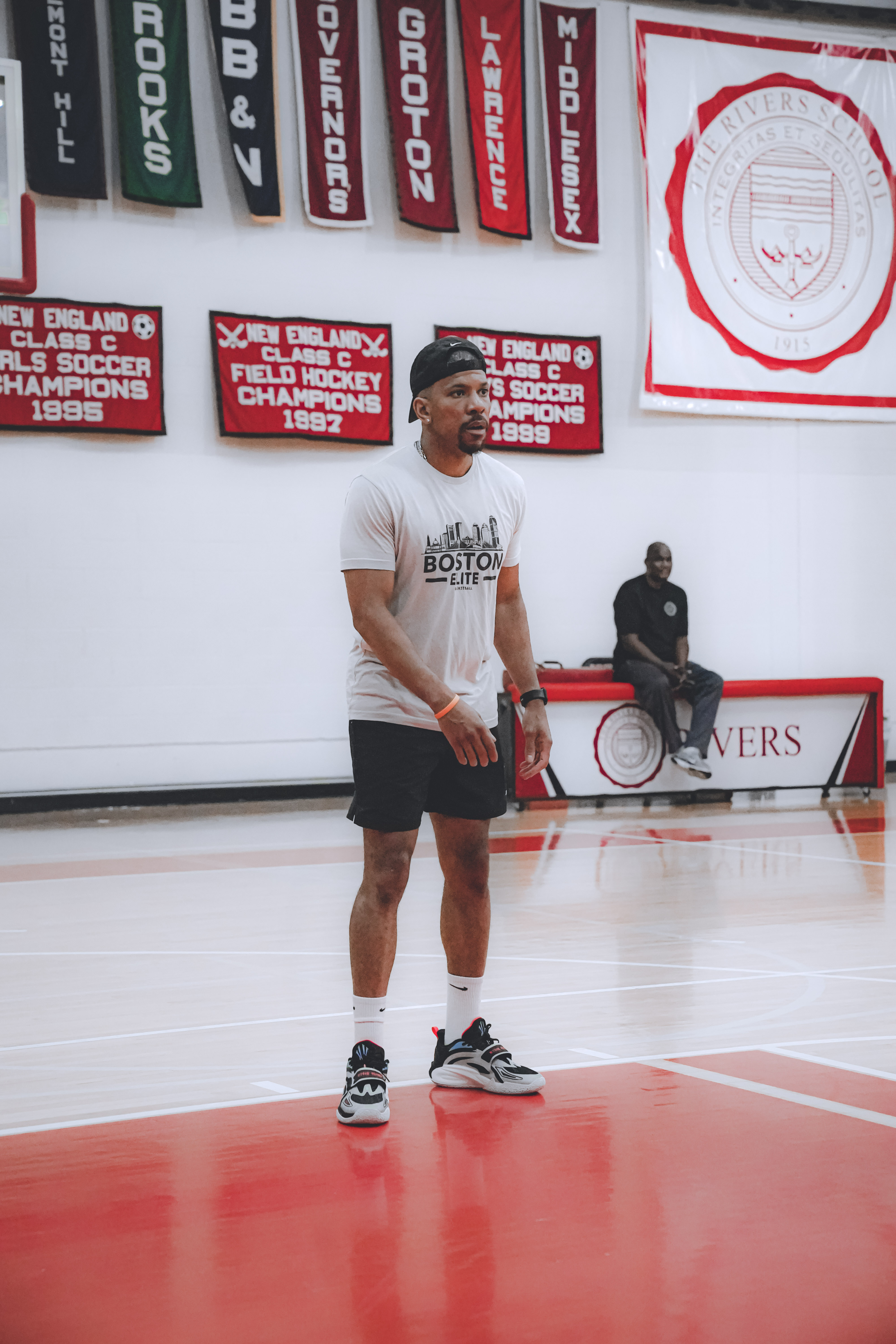 Youth basketball training drill